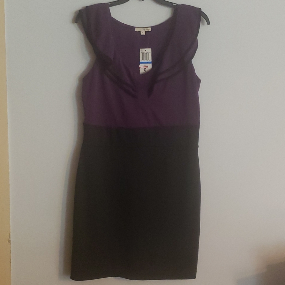 Bebop Juniors Black Purple Dress New Xl - Picture 2 of 4